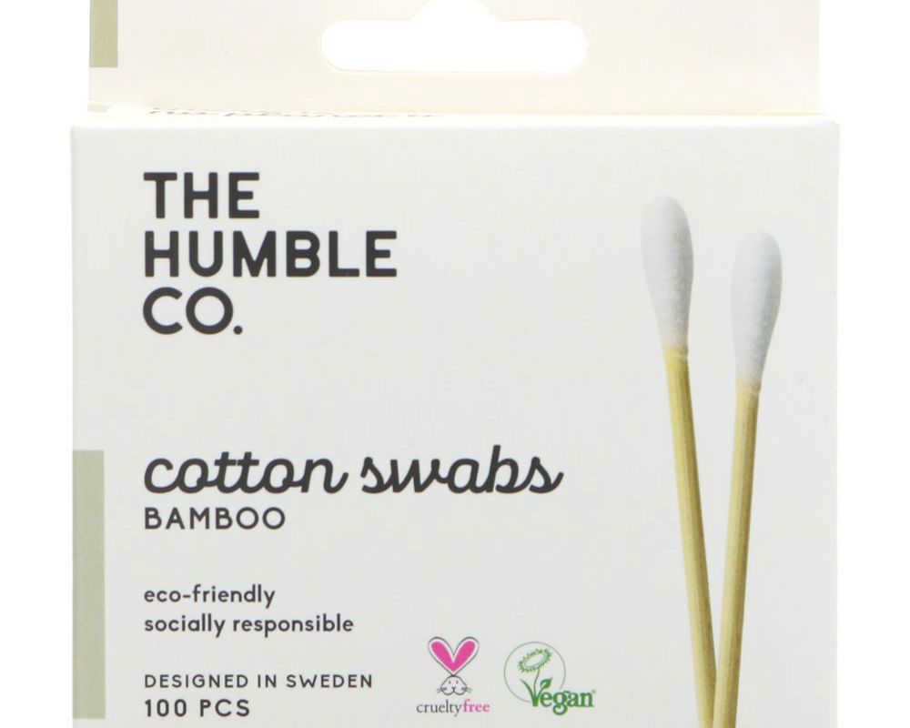 Bamboo Cotton Swabs 100pk