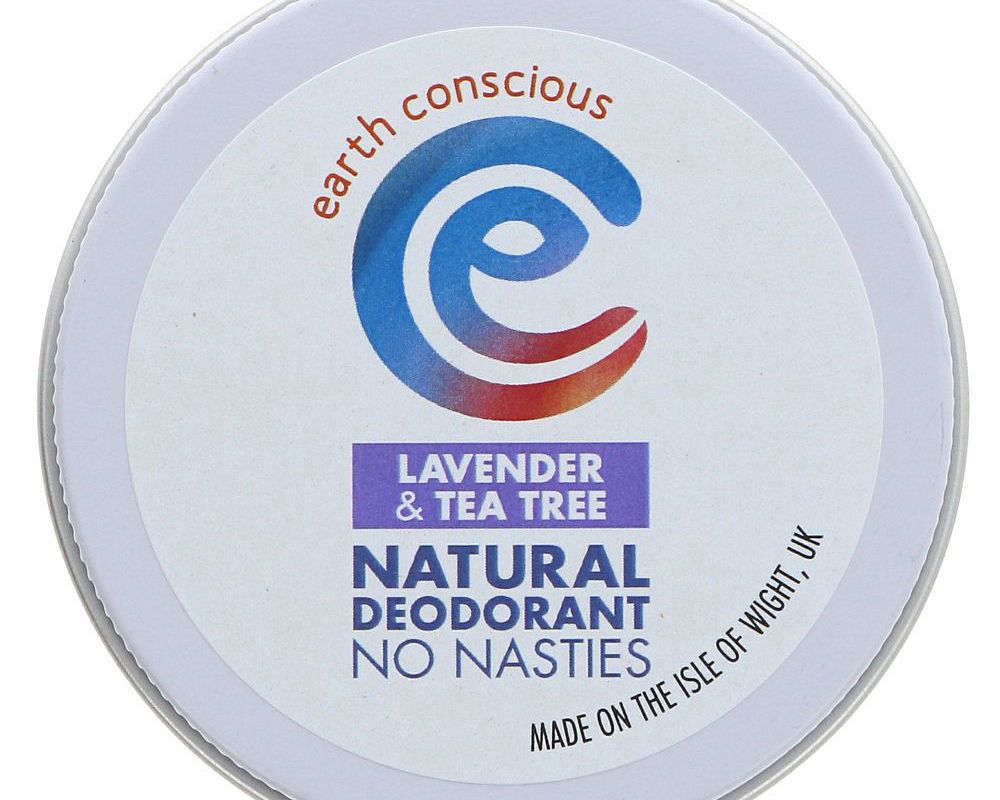 (Earth Conscious) Natural Deodorant - Lavender & Tea Tree 60g