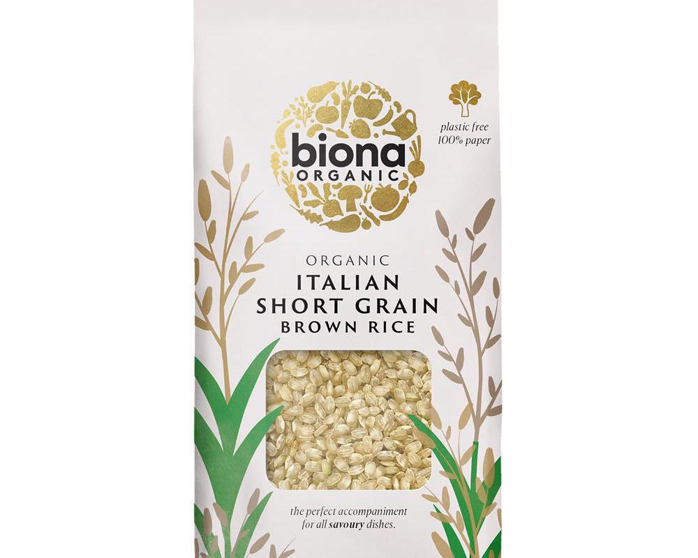 Biona Organic Italian Rice - Brown - Short Grain 500g