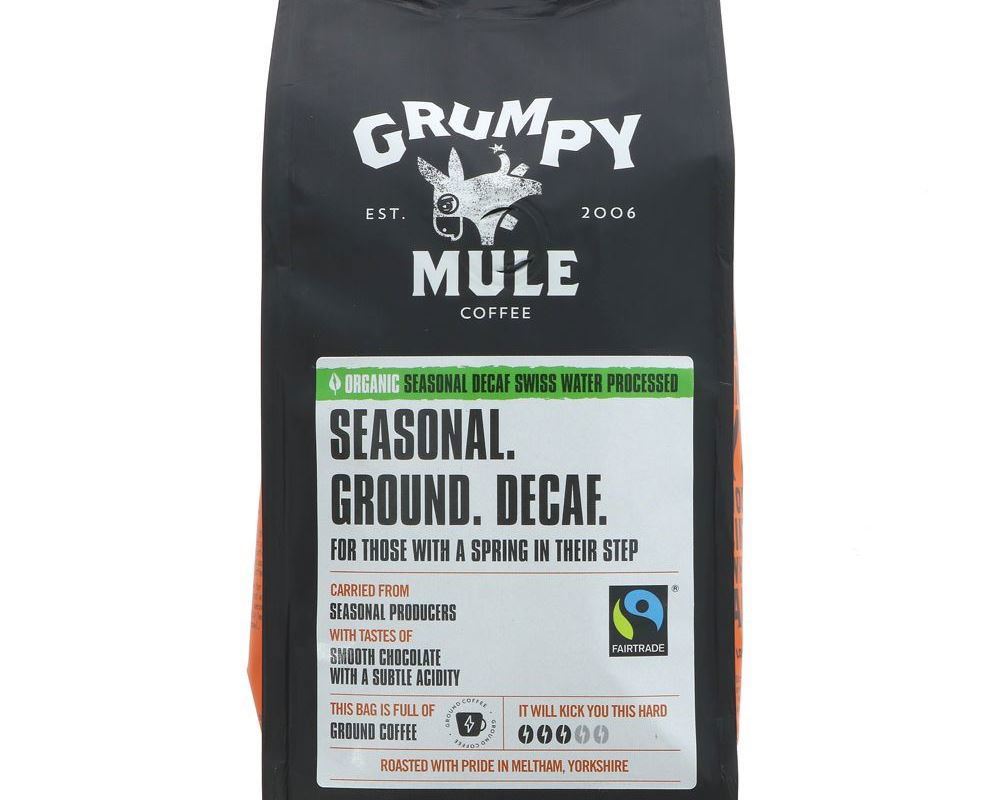 Grumpy Mule Ground Decaf Swiss Water Processed