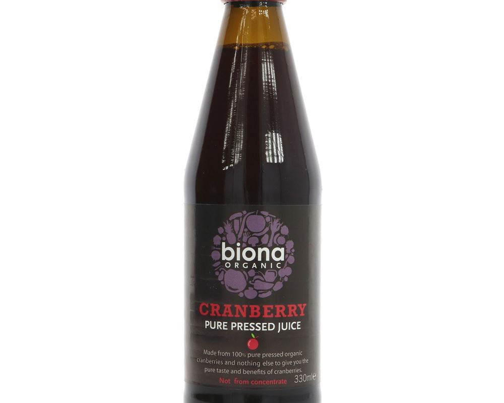 Organic Cranberry Juice 100% Pure - 330ML