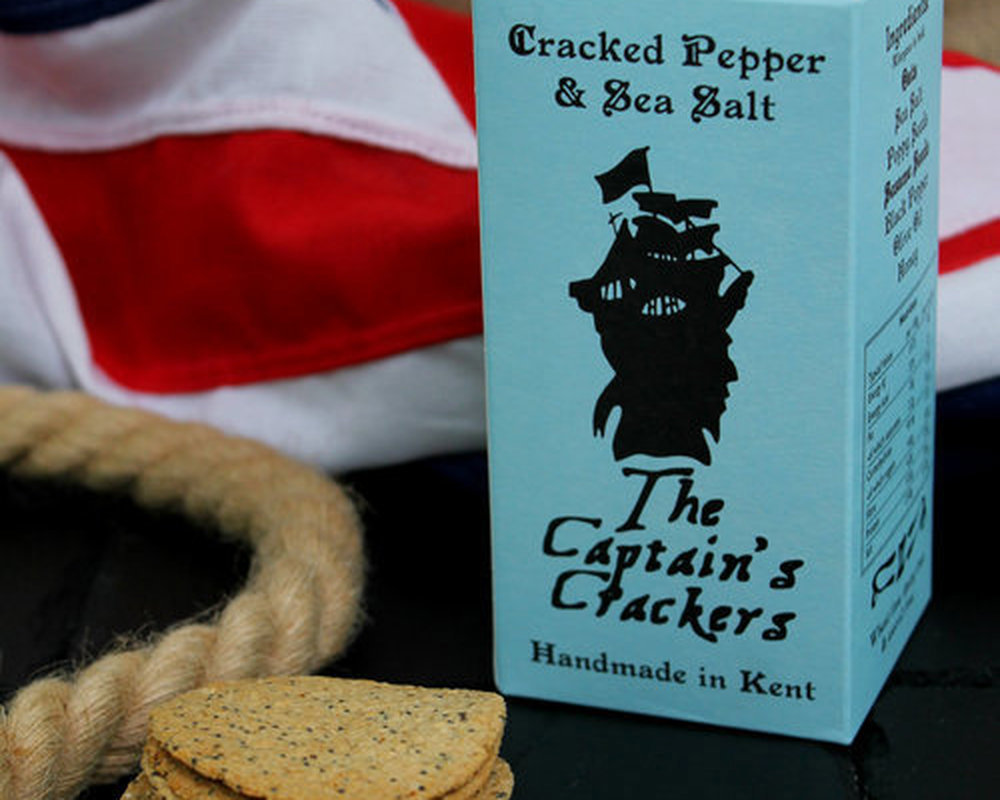 Captains Crackers Seasalt & Pepper