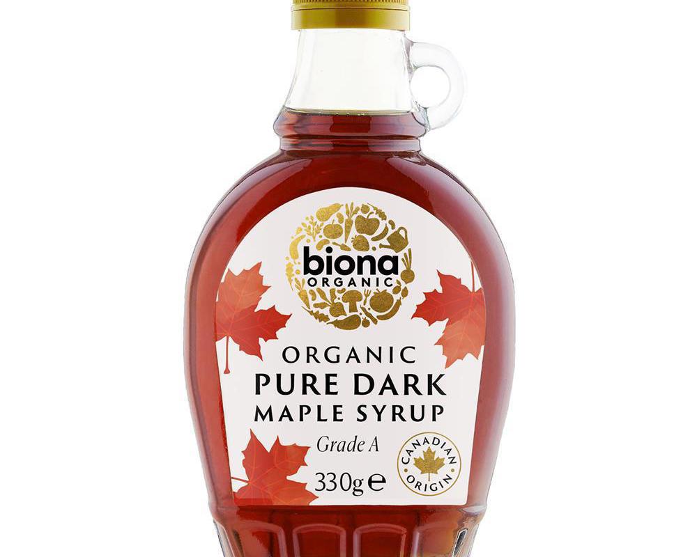 Biona Organic Pure Maple Syrup Dark Grade A 330g