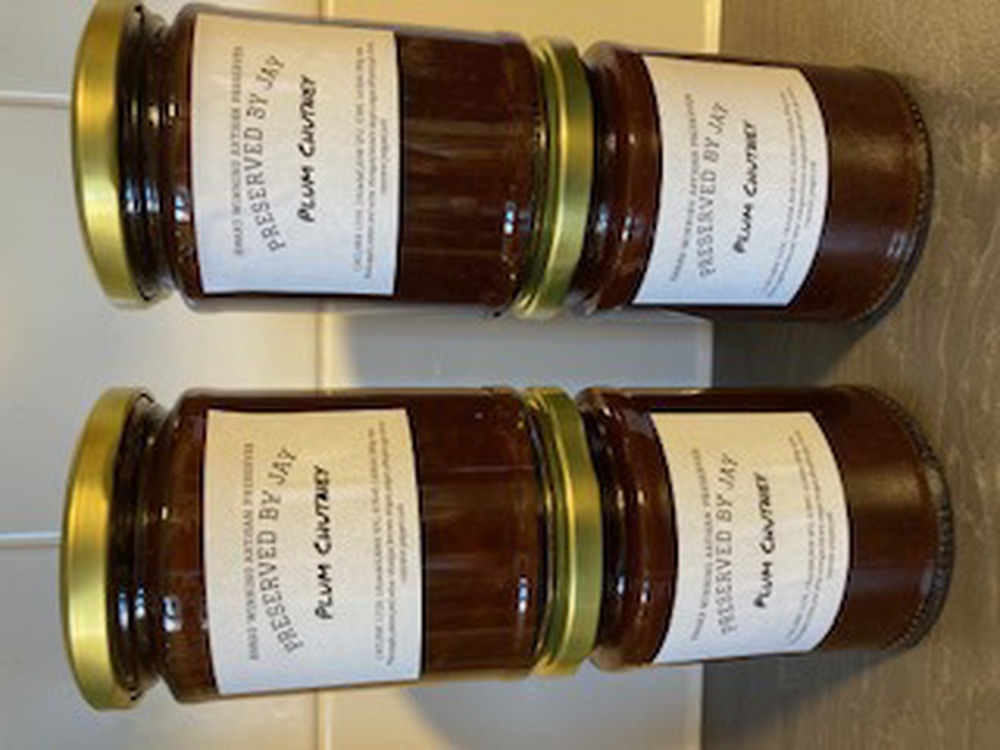 Plum chutney