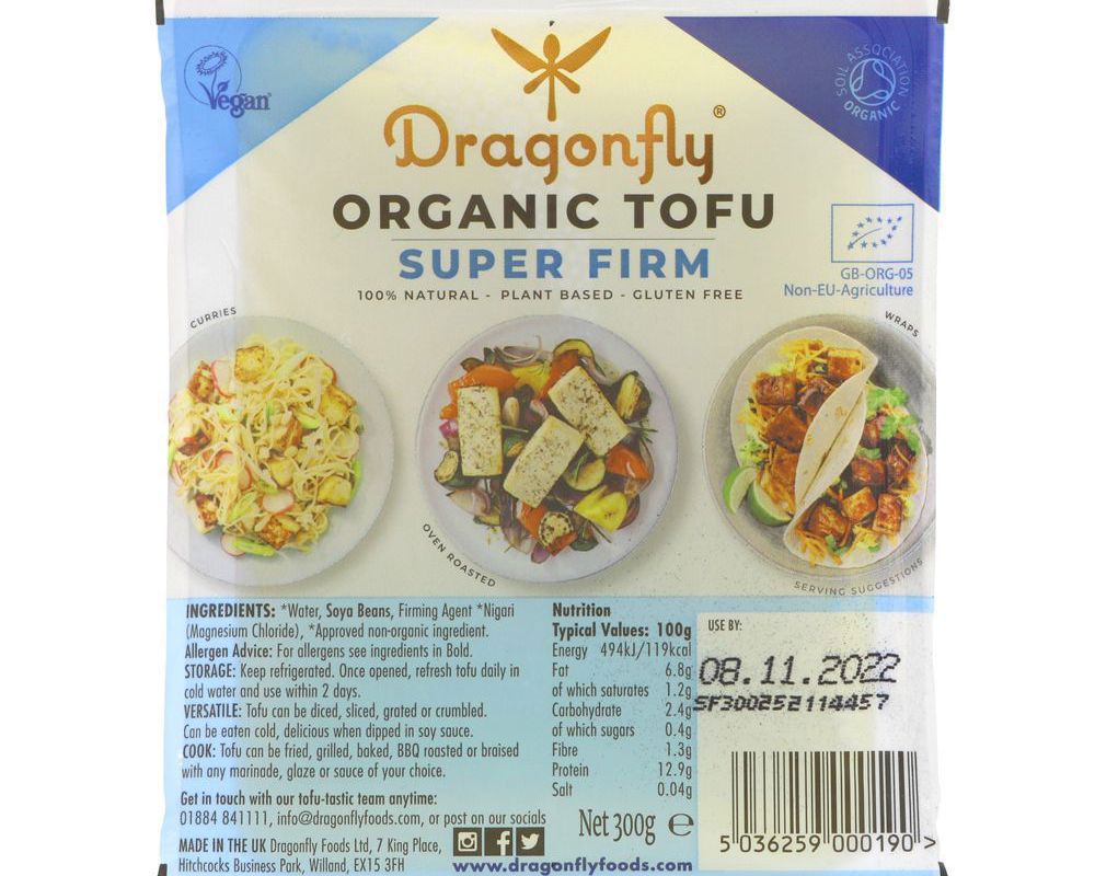 (Dragonfly) Tofu - Super Firm 300g