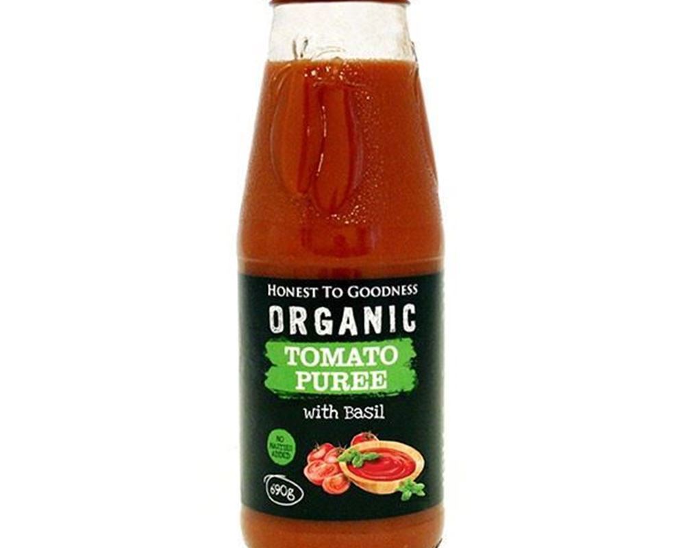 Tomato Organic: Puree Basil - HG
