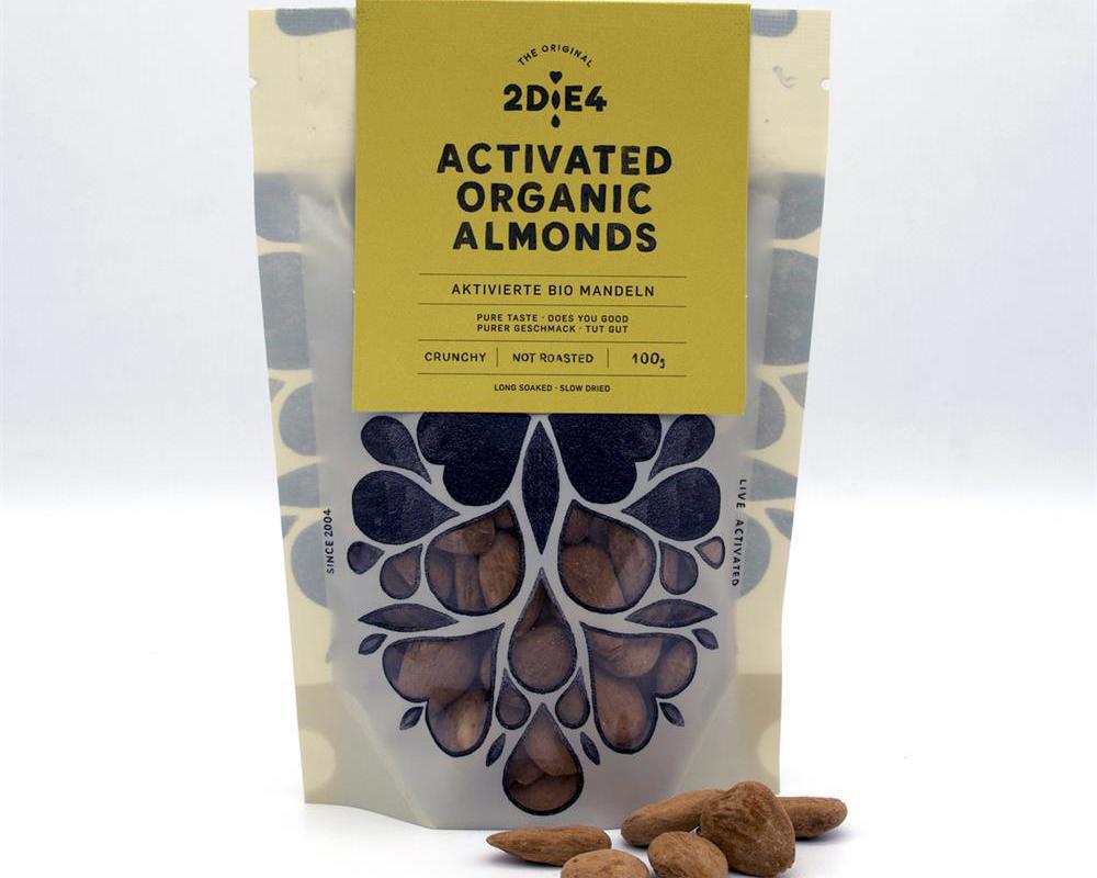 2DiE4 Activated Organic Almonds 100g