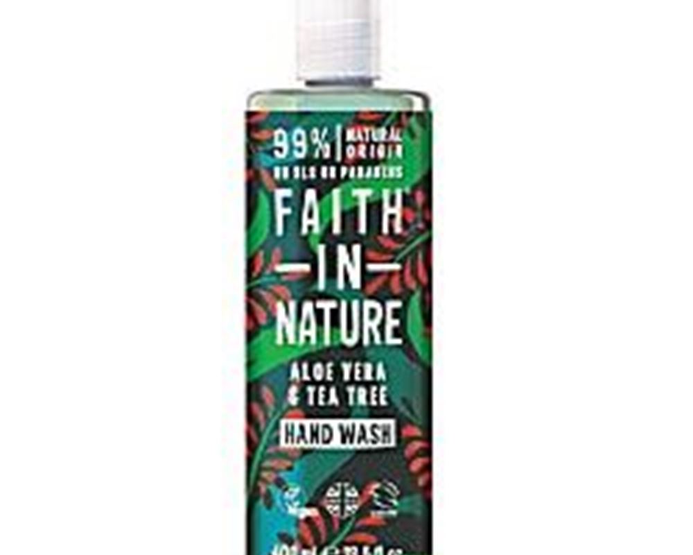 Faith in Nature Liquid Hand Soap 400ml - Aloe & Tea Tree