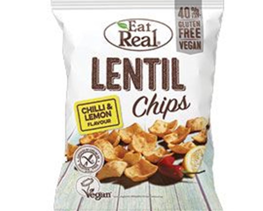 Eat Real Lentil Chilli & Lemon Chips