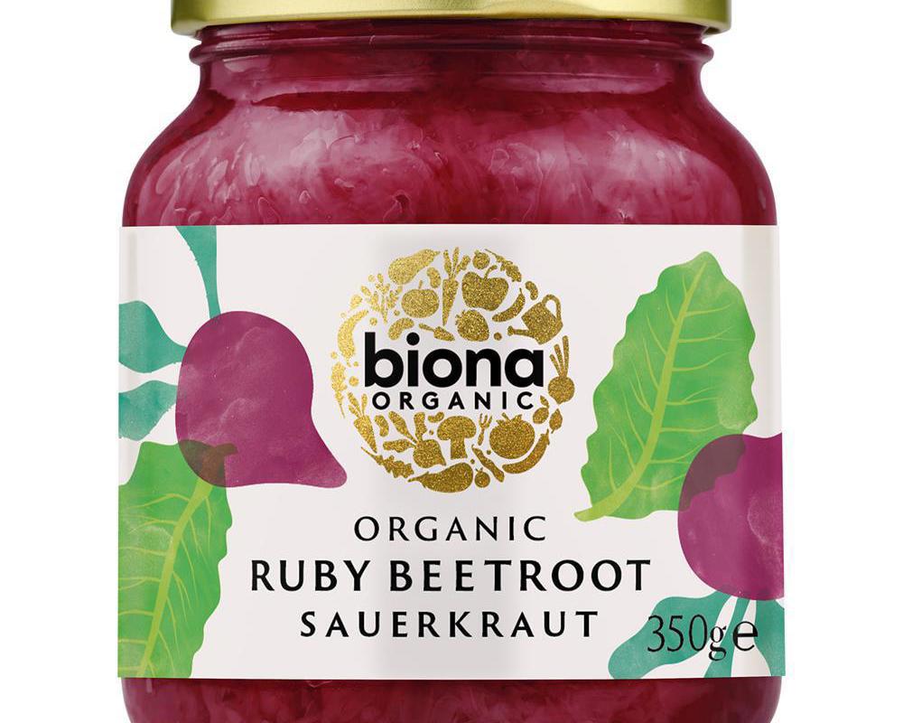 Organic Ruby Sauerkraut 350g