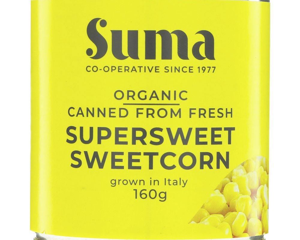 Suma Supersweet Sweetcorn - easy open can