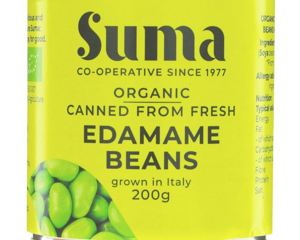 Organic Tinned Fresh Edamame Beans