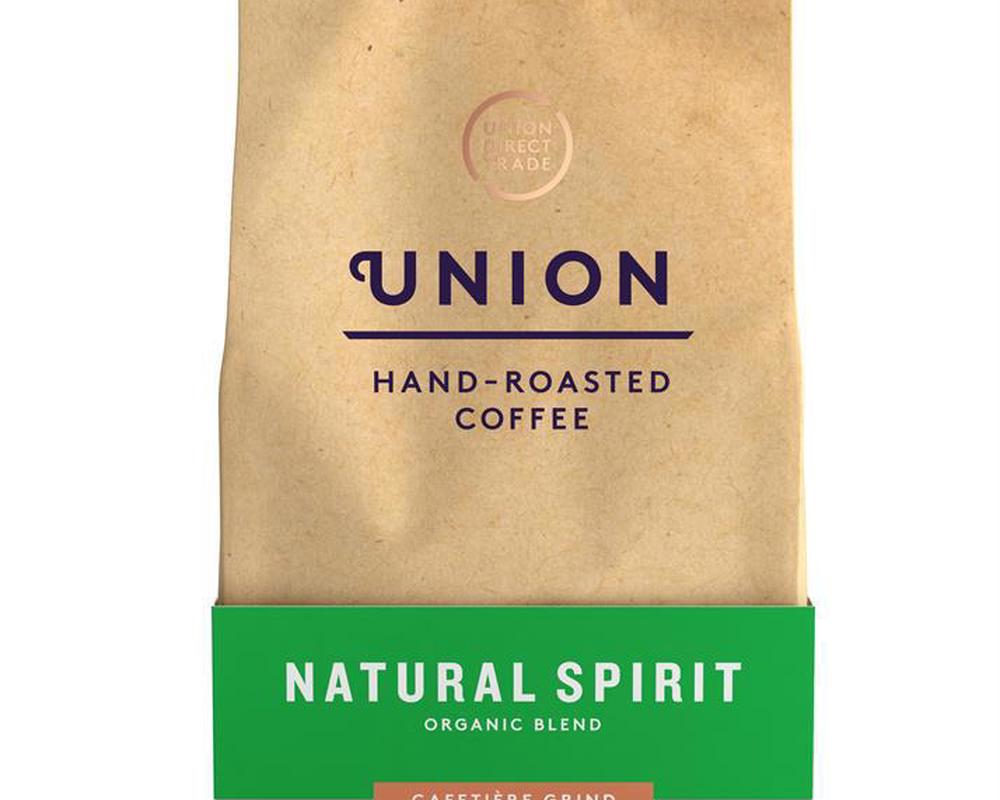 Union Coffee Natural Spirit Organic Cafetiere Grind