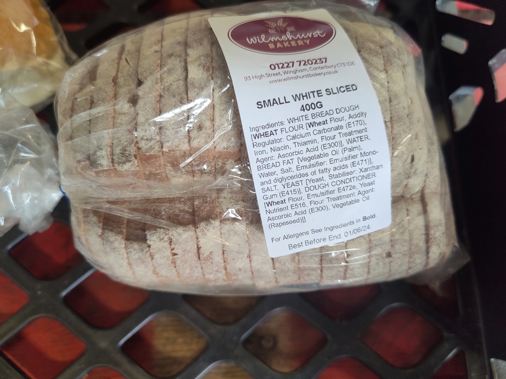 Bread- White sliced(400g)