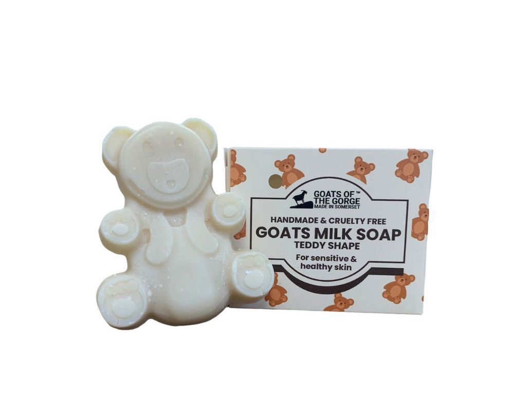 Goats milk soap bar- 67g Teddy shape