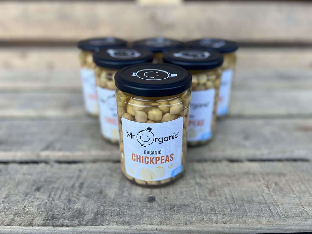 Organic Chickpeas (Glass Jar)