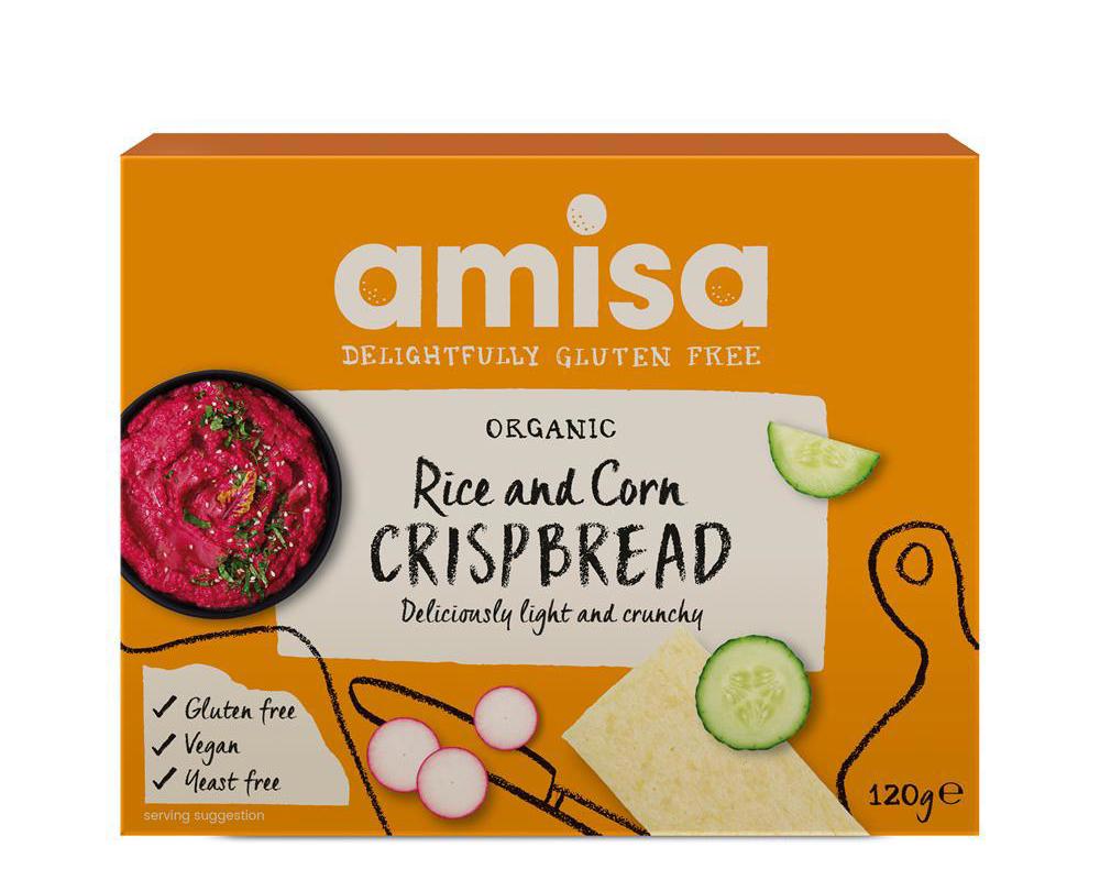 Organic Corn & Rice Crispbread 120g