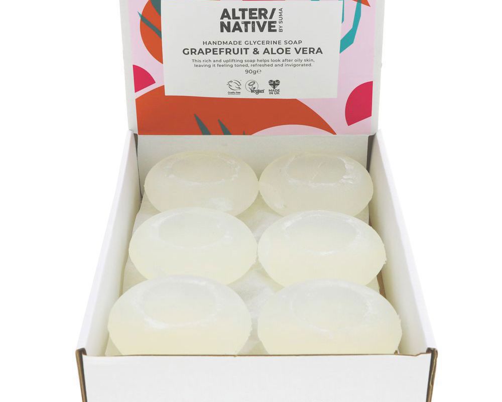 Soap loose - Glycerine Grapefruit & Aloe 90g (Alter/native By Suma)