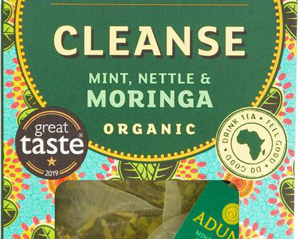 Aduna Cleanse Organic Super-Tea - Mint Nettle & Moringa (15 Pyramids)