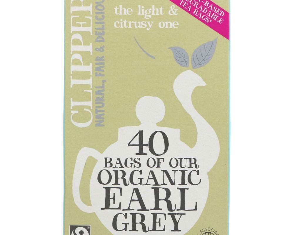 Clipper Earl Grey Fairtrade Tea Bags - 40's