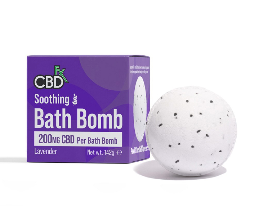 CBDfx Soothing Bath Bomb 200mg