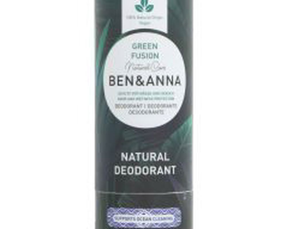 Ben & Anna Green Fusion Deodorant - paper tube - New!