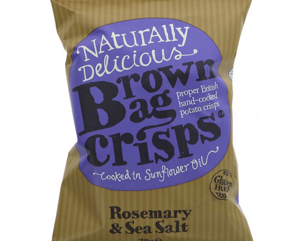 Brown Bag Crisps Rosemary and Sea Salt