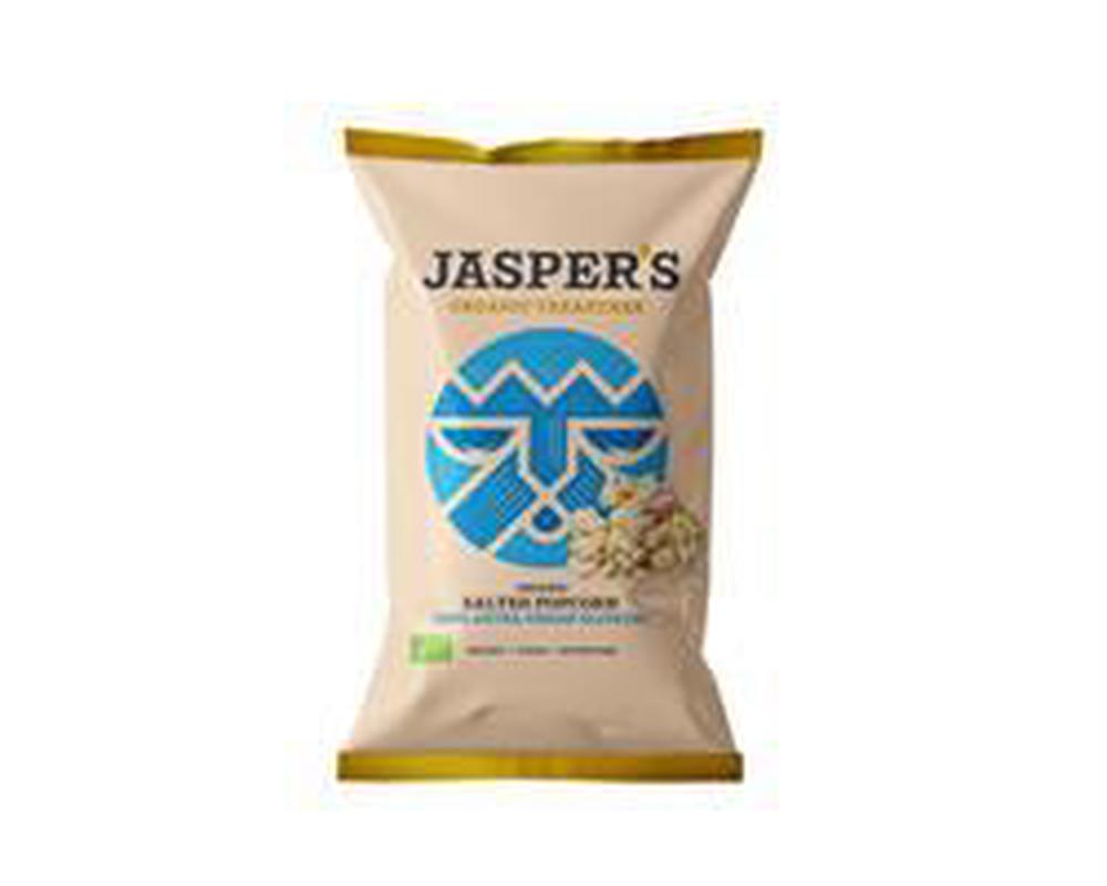 Jasper's Organic Sea Salt Popcorn 100% Extra Virgin Olive Oil 50g