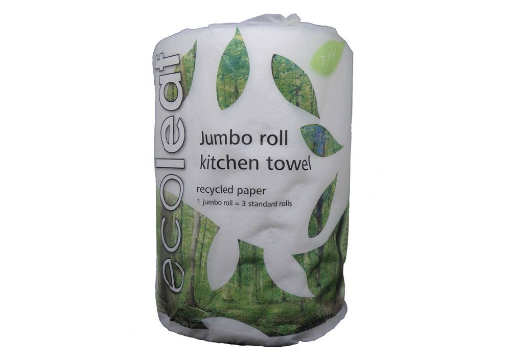 Ecoleaf Recycled Kitchen Roll Jumbo