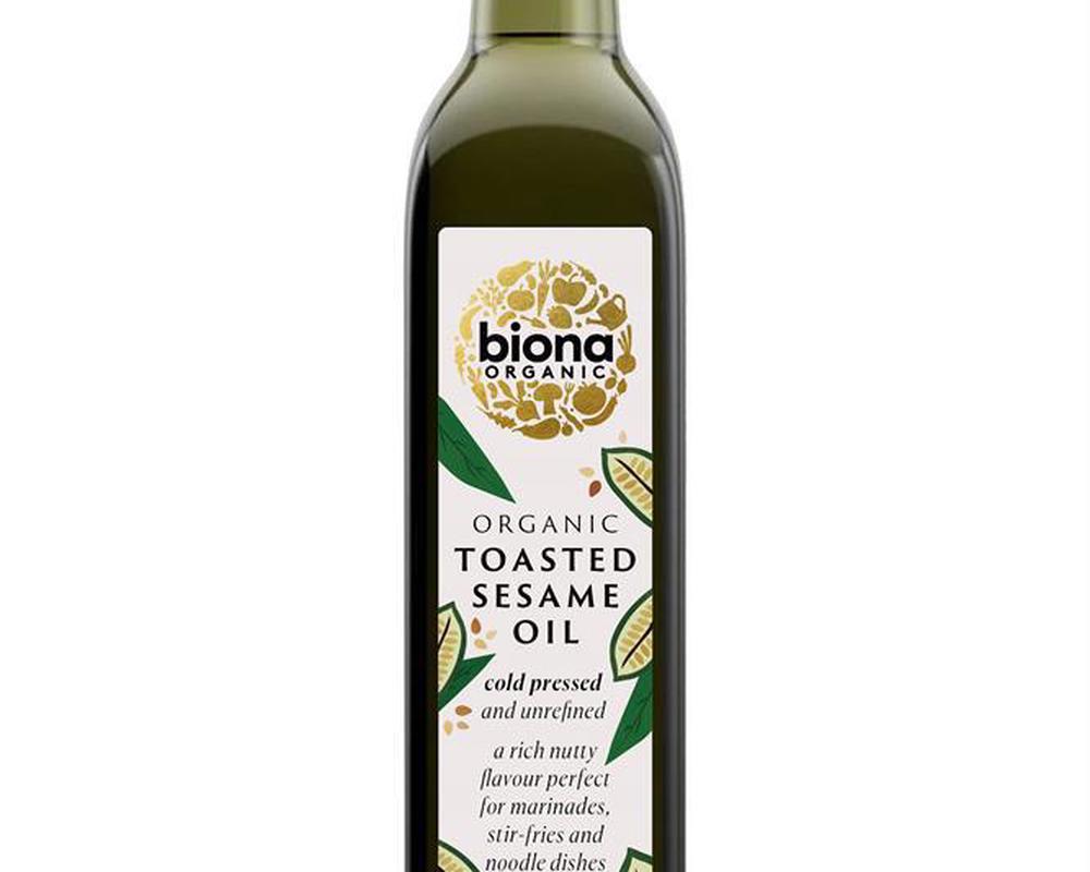 Organic Cold Pressed Toasted Sesame Oil 250ml