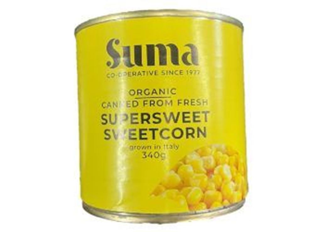 Organic Supersweet Sweetcorn 340g