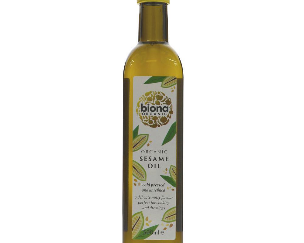 Oil Sesame - Cold Pressed 500ml (Biona)