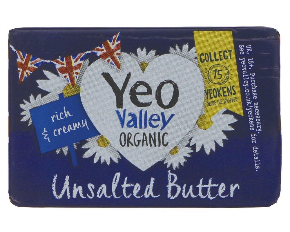 (Yeo Valley) Butter - Unsalted 200g