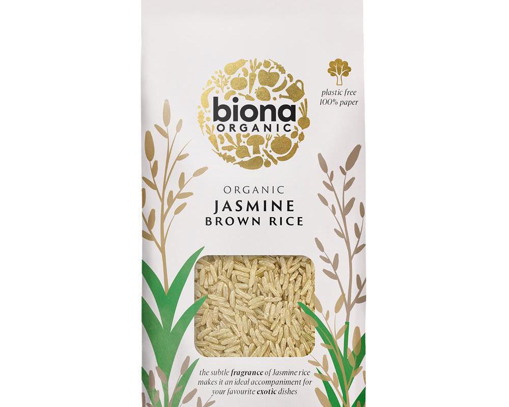 Organic Jasmine Rice Brown 500g