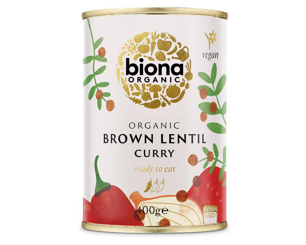 Organic Brown Lentil Curry 400g