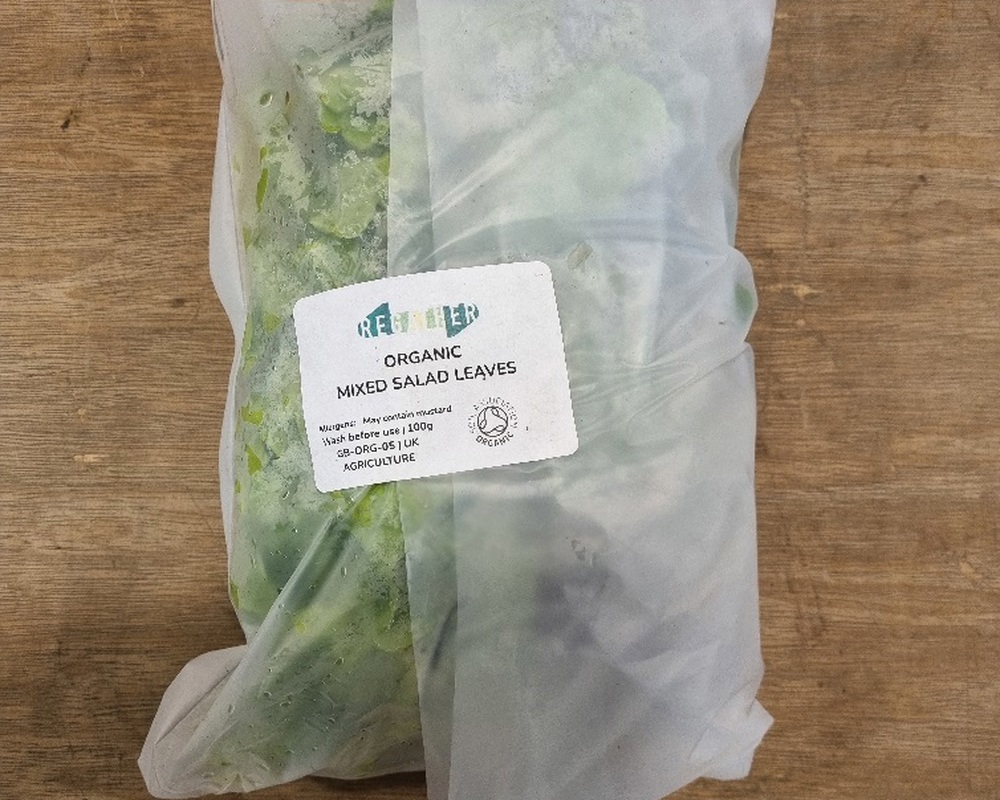 Organic Plastic-Free Mixed Salad (grown in Sheffield) - 100g