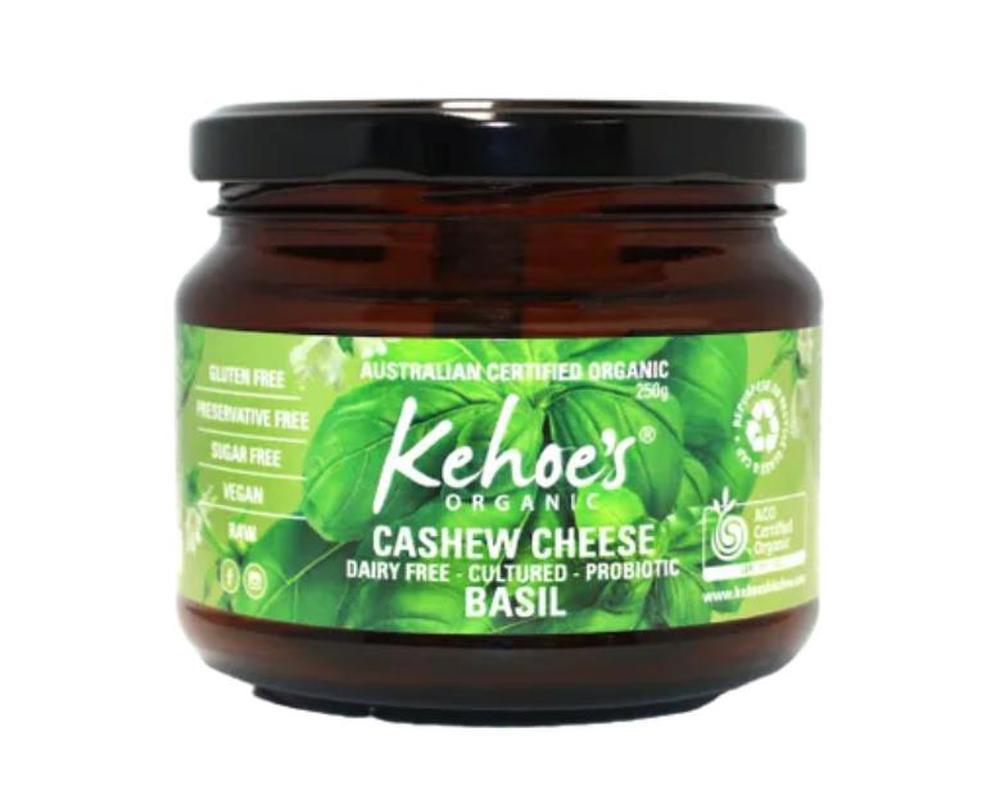 Cheese Plant Based Organic: Cashew Basil Dip - KK (Esky Required)