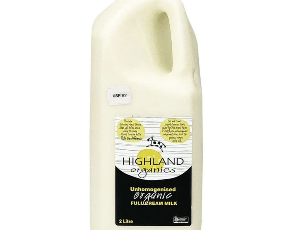 Milk Organic: Full Cream - HO (Esky Required)