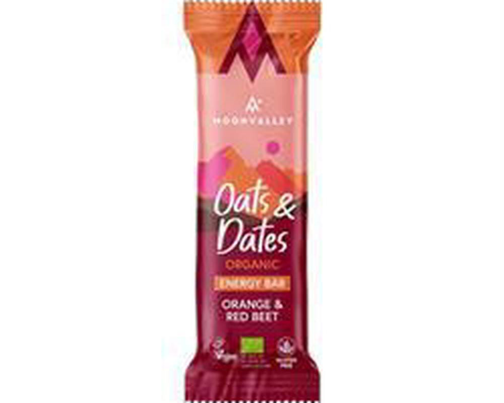 Organic Gluten-free Energy Bar Orange & Red Beets 50g