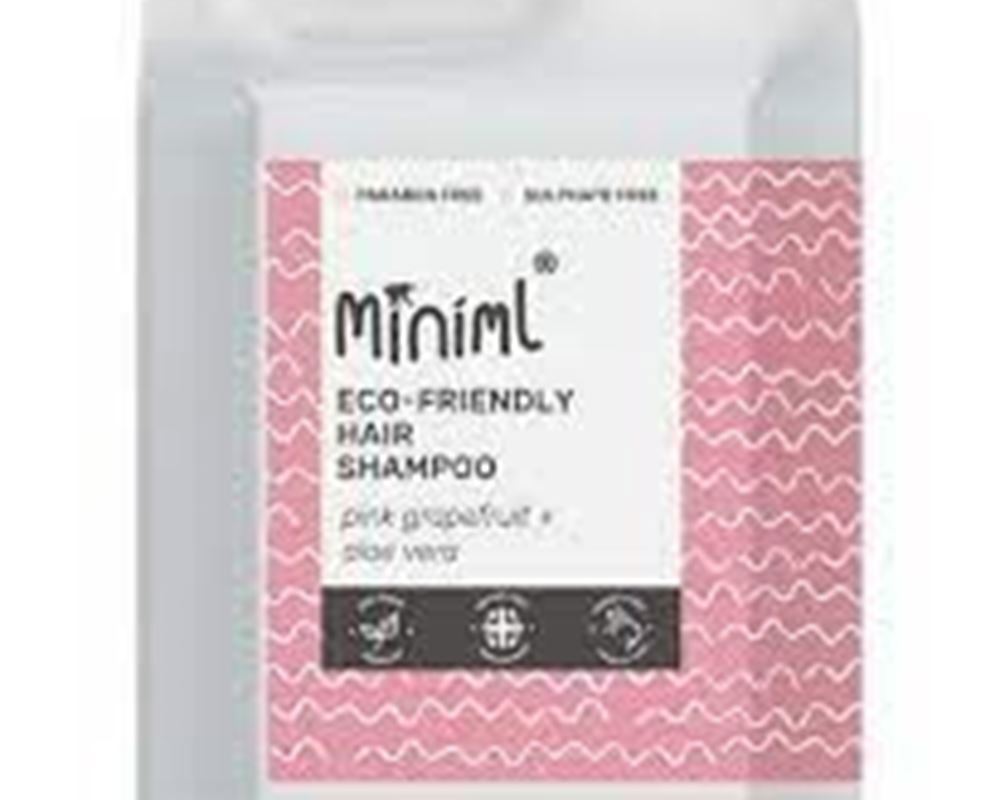 Miniml Hair Shampoo pink grapefruit and aloe vera refill 750ml