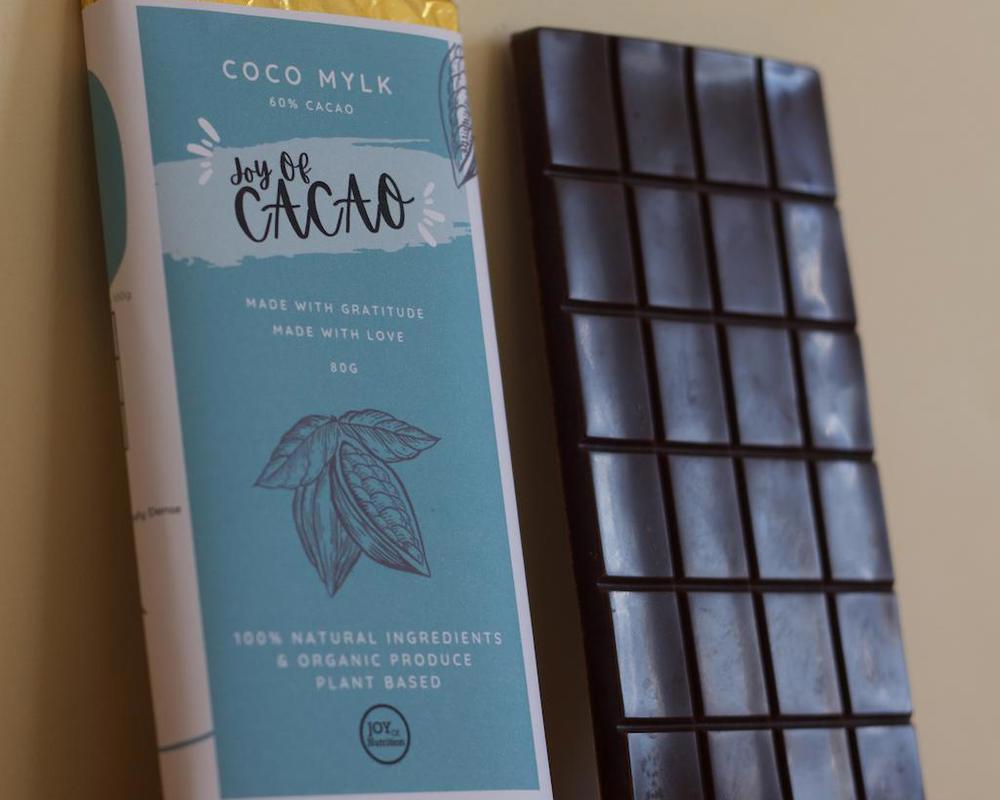 Joy of Nutrition chocolate bar Coco Mylk