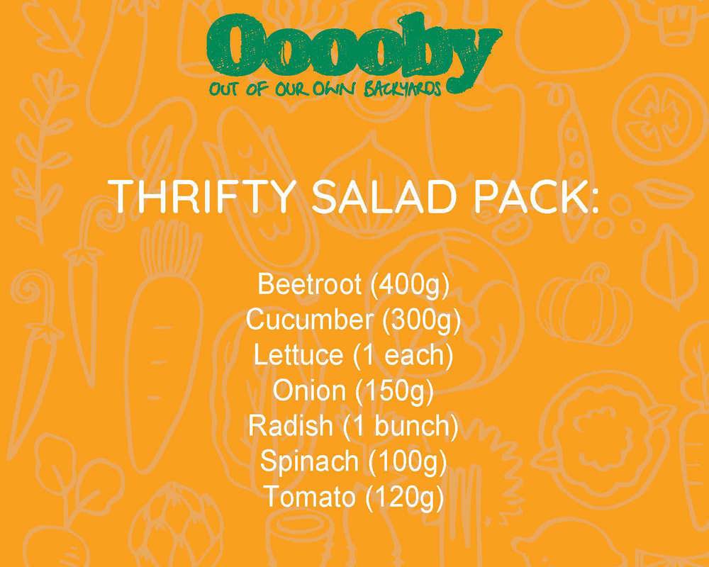 Thrifty Salad Pack (SAVE 10% - no customisation)