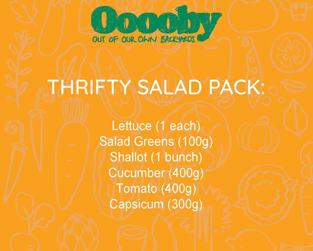 Thrifty Salad Pack (SAVE 10% - no customisation)