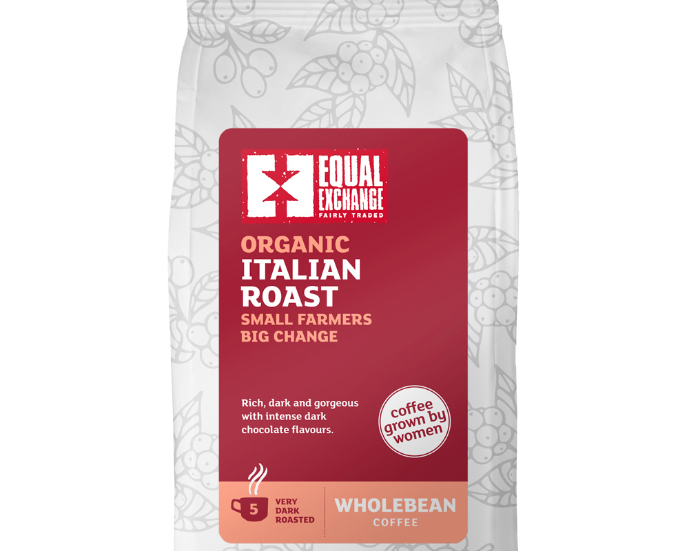 Organic Italian Dark Roast Coffee Beans (200g)