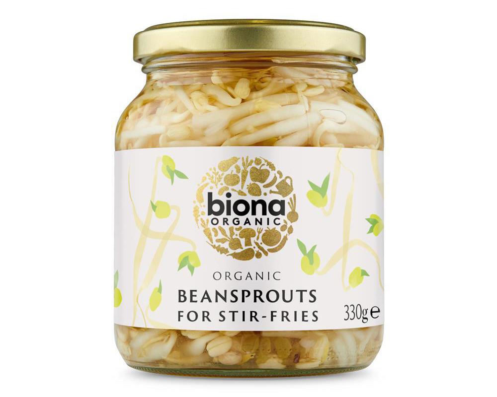 Organic Bean Sprouts - in Glass Jar 330g