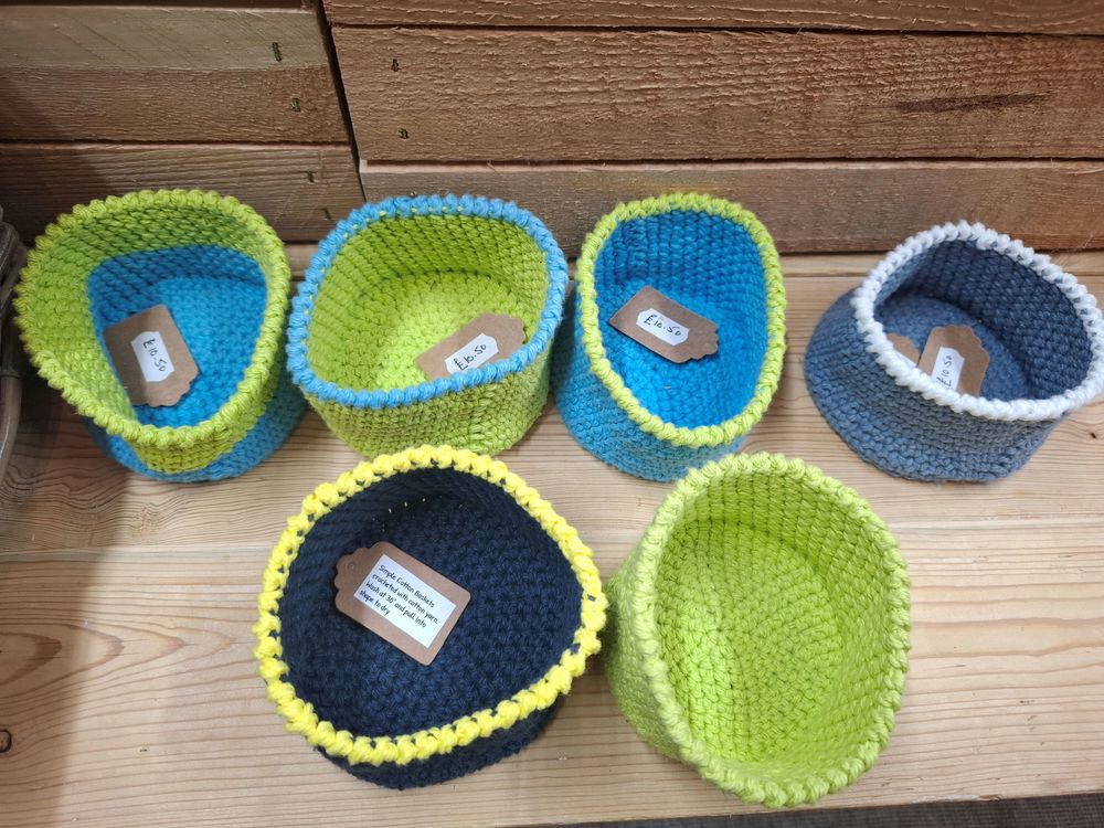 Plumkat handmade Cotton baskets