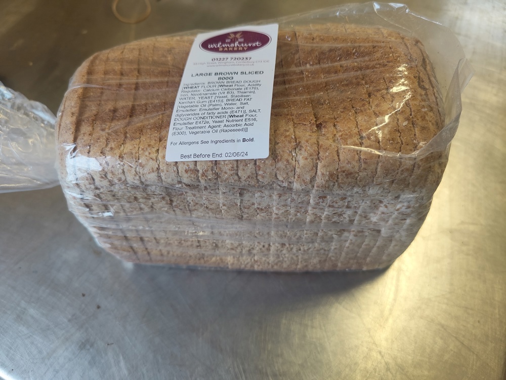 Bread- Brown Sliced (800g)