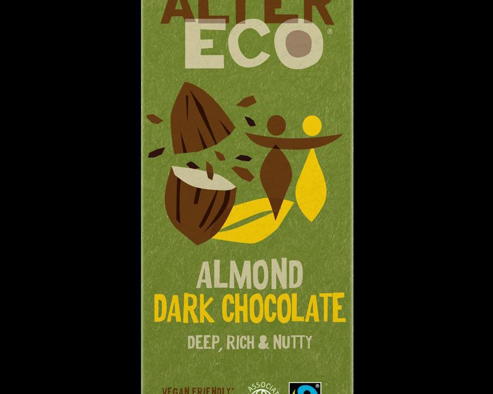 AlterEco Organic Dark Chocolate with Almond 100g