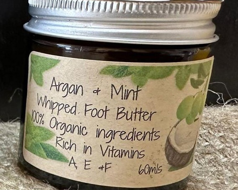 Nefertem Organic Argan and Mint body and foot butter