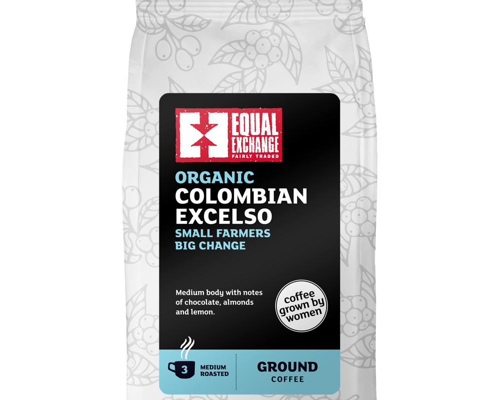 Organic & Fair Trade Colombian Excelso Roast & Ground Coffee 200g